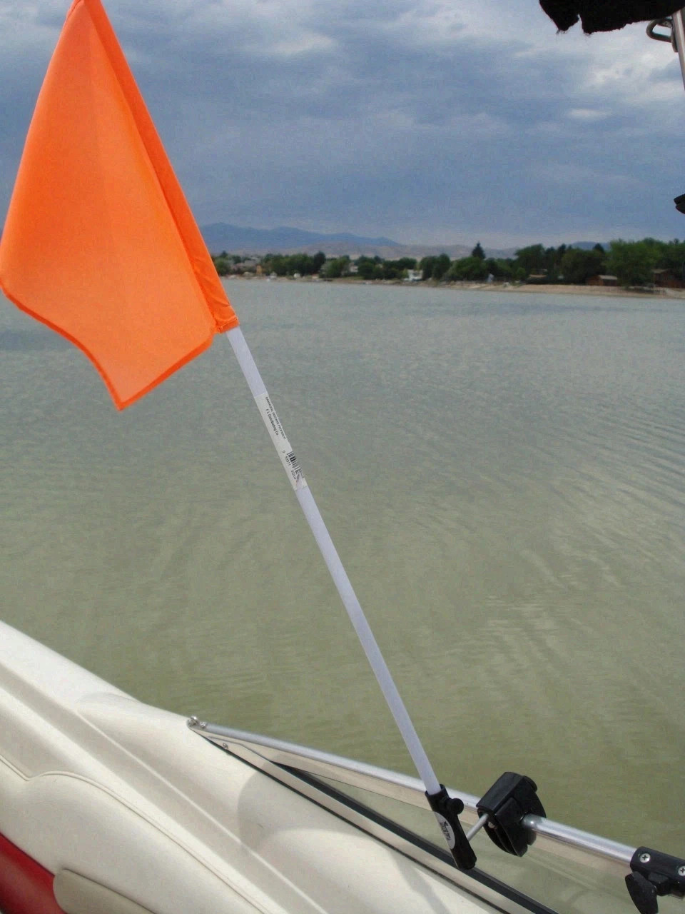 Tower Mount Waterski Flag Holder 360 Rotates Wakeboard Stainless Clamp ship fast