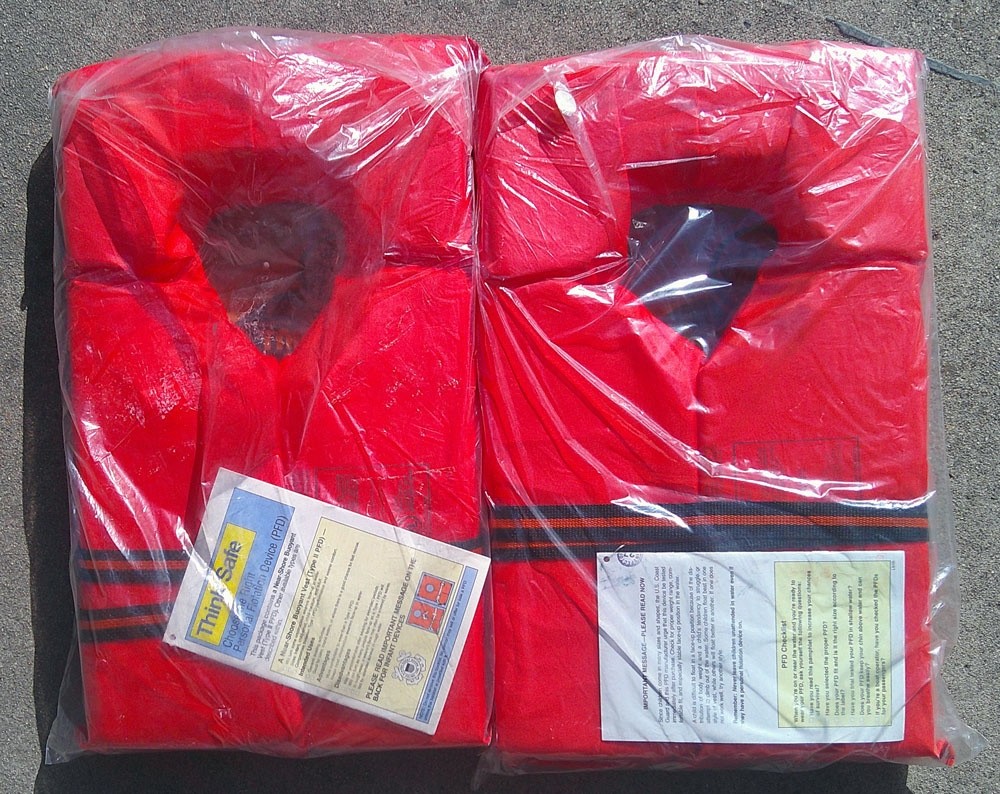 Kent Type II (2) PFD Near Shore Life Vest Buoyant Adult Over 90 lbs NEW