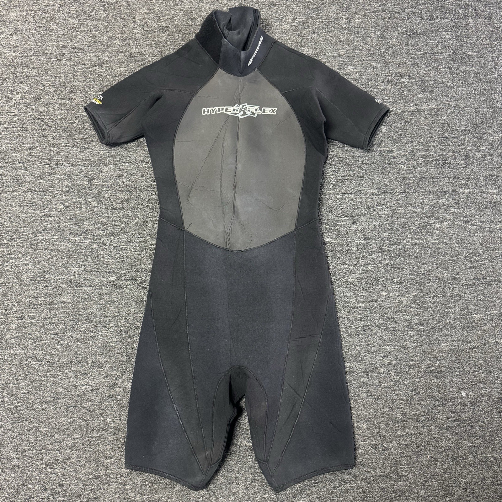 Mens Black Hyperflex 2.5 Shorty/Springsuit Cyclone Series Wetsuit – Size s