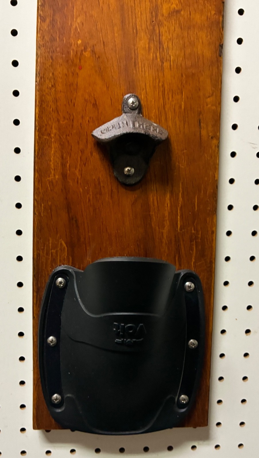 Waterski Solid Mahogany Bottle Opener Wall mounted
