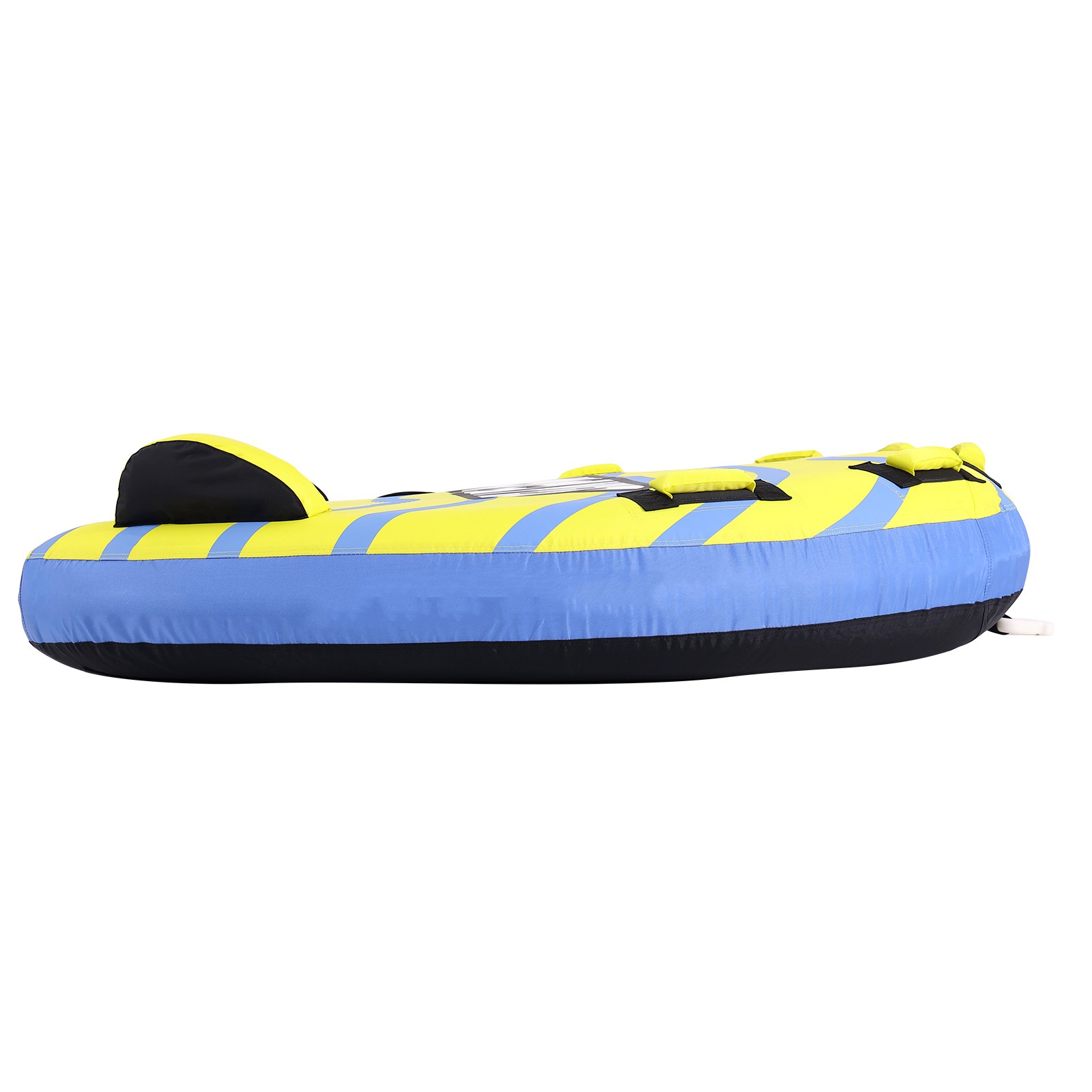 Uimoso Inflatable Towable Tube for Boating, 1-3 Riders, with Bumper Fins
