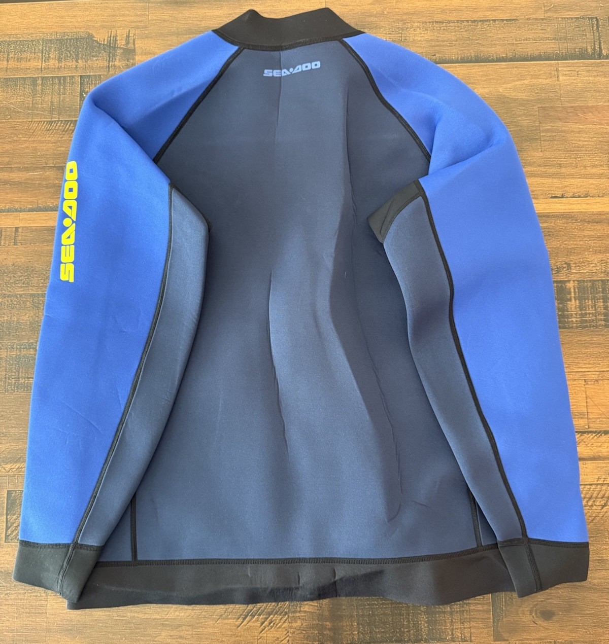 NWT Men’s Sea-doo Size XL Neoprene Montego Jacket Navy Royal Blue Wetsuit Upper