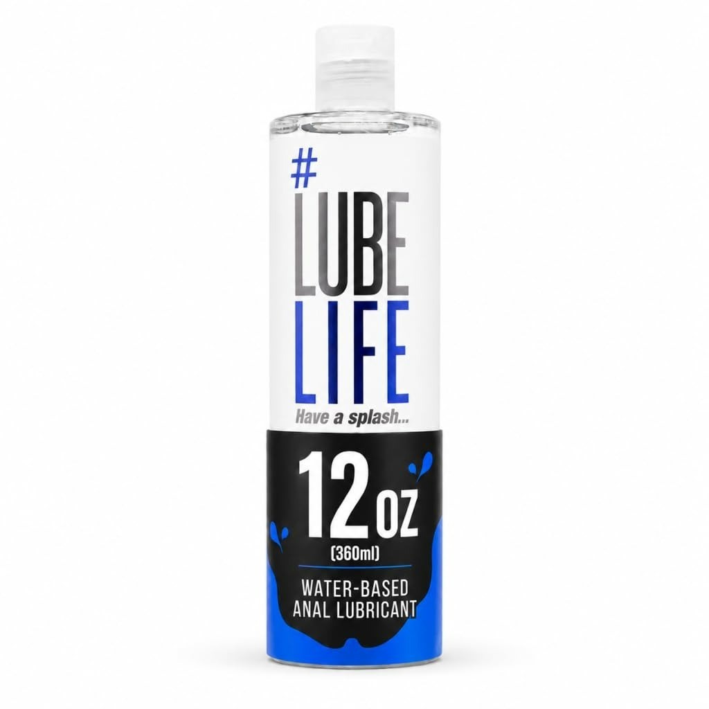 Lube Life 3X Anal Lube – Extra Thick Water Based Personal Lubricant 8 Fl Oz