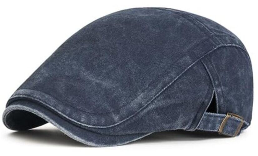 Lynmguober Vintage Newsboy Cap Flat Caps Ivy Irish for Men Women Navy