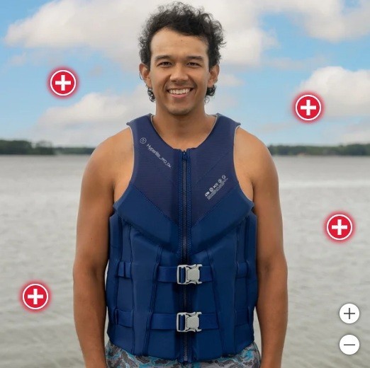 Hyperlite Men’s Life Vest – US Coast Guard Approved – size M/L/XL/XXL, brand NEW
