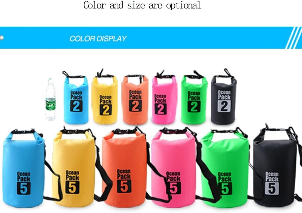Dry Sack/Floating Waterproof Bag 2L/5L/10L/20L/30L for Boating, Kayaking, Hiking
