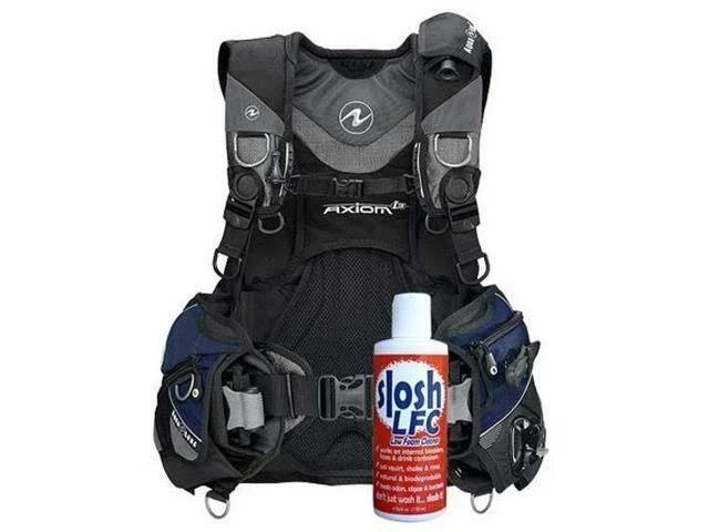 JAWS Slosh LFC Low Foam Cleaner 1 fl. oz. Scuba Dive BCD / Water Bottle