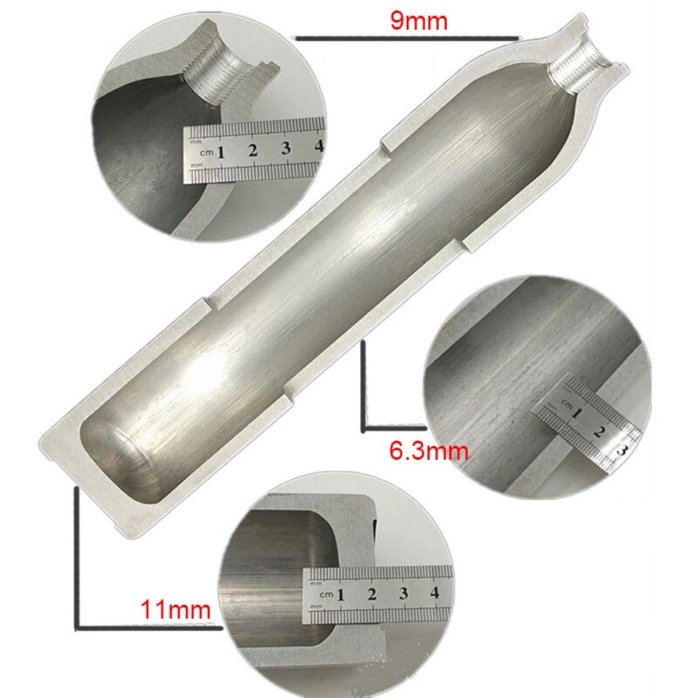 4500psi Paintball Cylinder Aluminum CO2 Air Tank M18x1.5 Pressure Soda Bottle