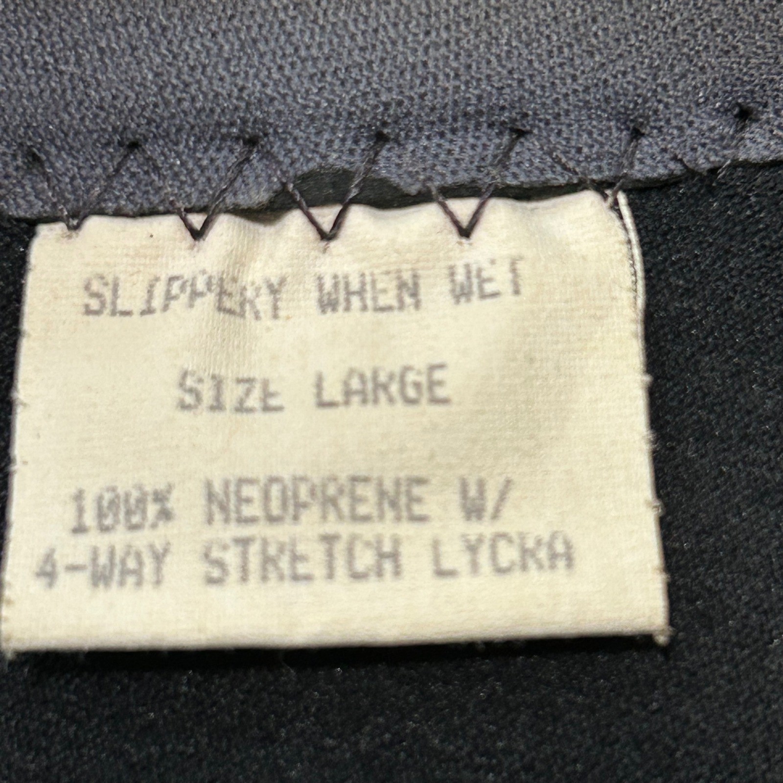 Slippery When Wet Neoprene Lycra Jumpsuit Purple Black Watercraft Size Large