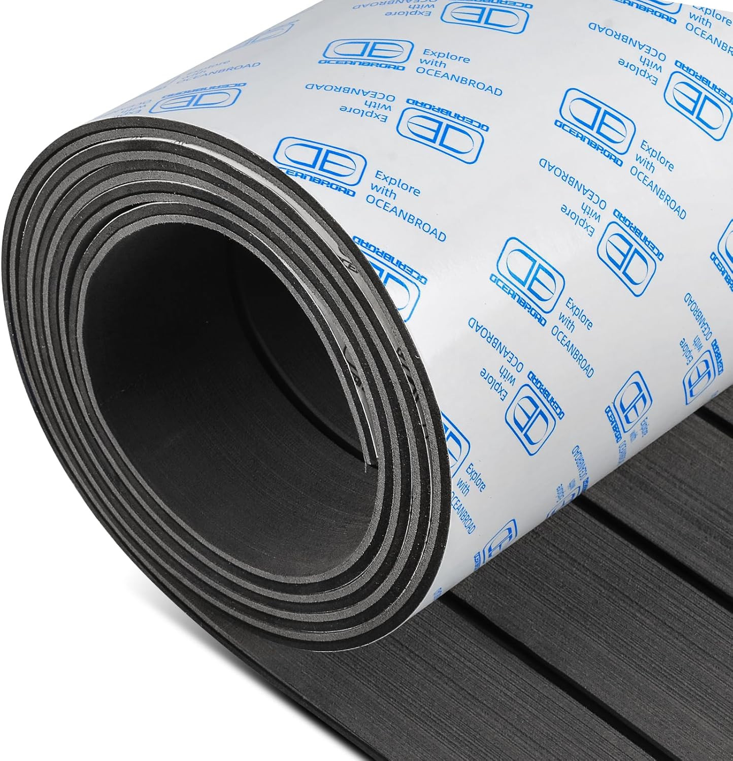 Boat Flooring EVA Foam Self-Adhesive Faux Teak Marine Decking | Double-Layer, Pr