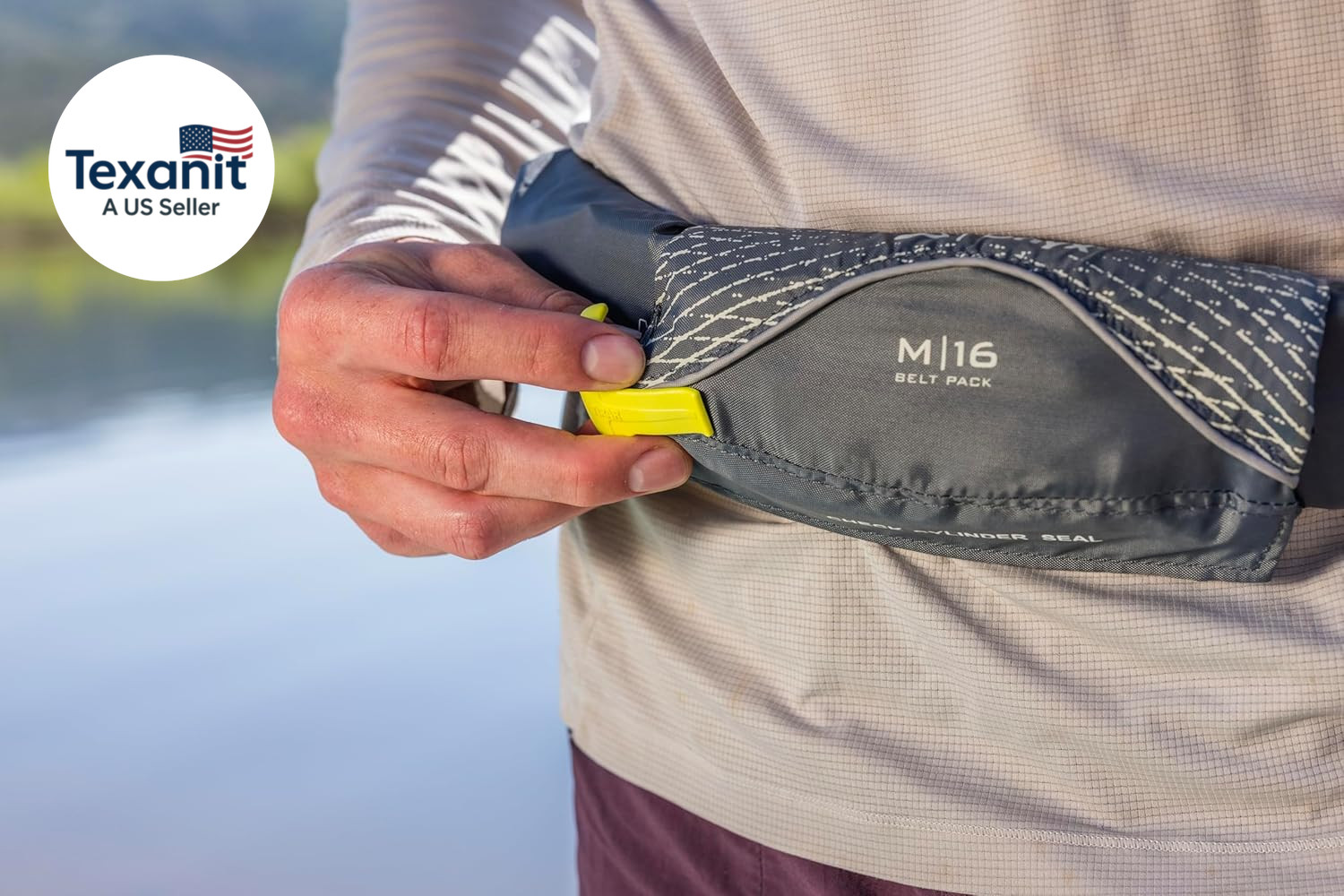 M-16 Manual Inflatable Belt Pack, U.S. Coast Guard Approved, Low Profile, Compac