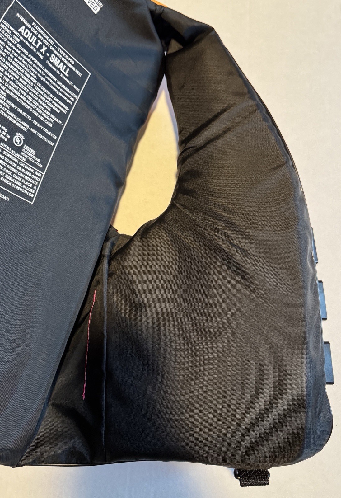 DBX Life Jacket Adult X-small U.S Coast Guard Approved
