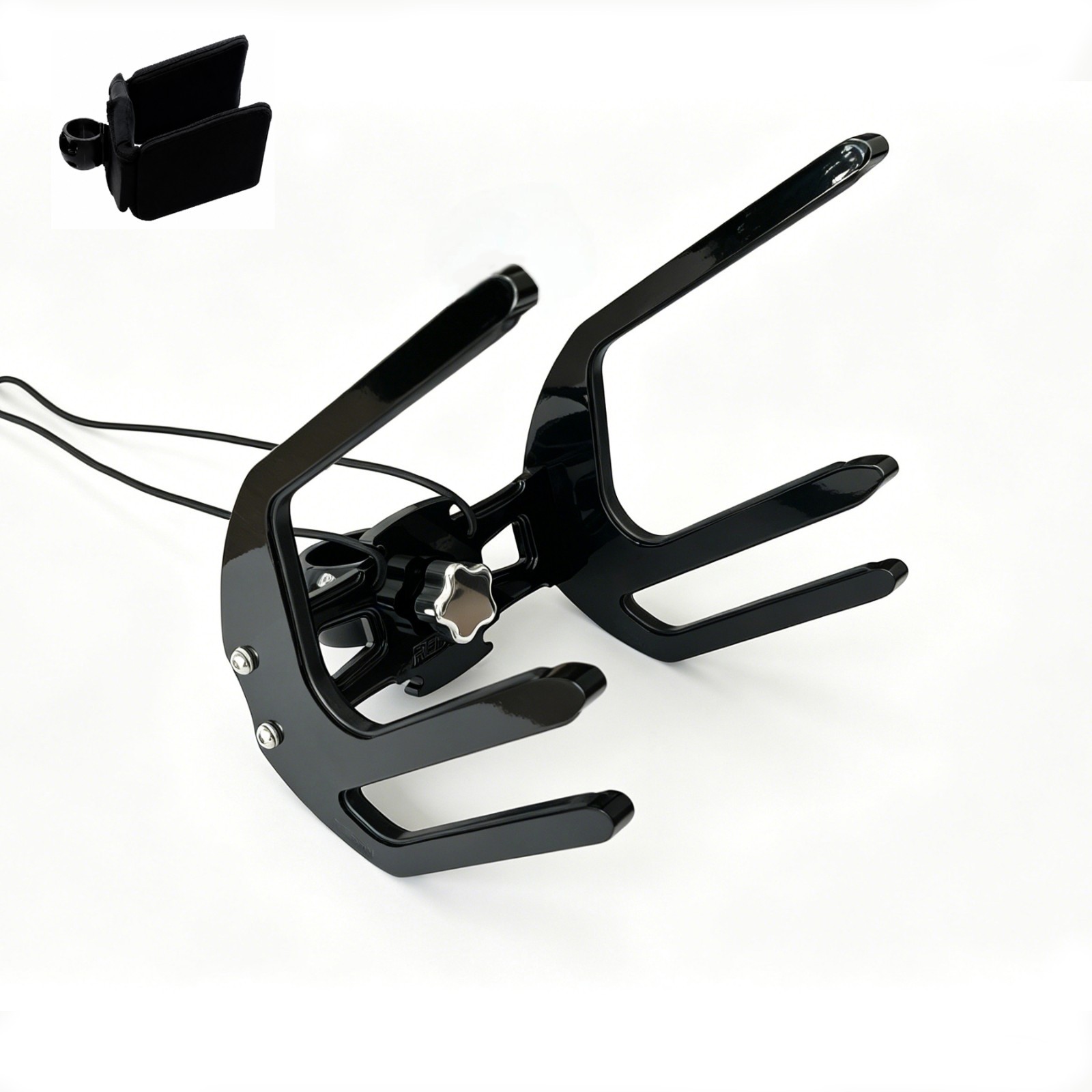 Reborn Pro 2 Quick Release Kneeboard / Wakeboard Combo Tower Rack Black + Cover