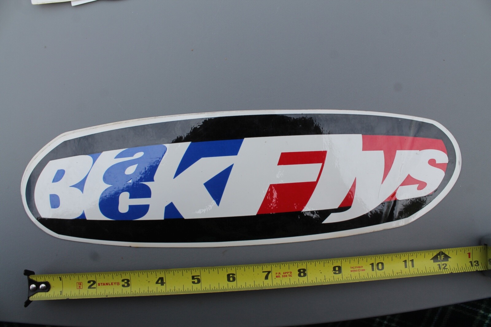 BLACK FLYS Eyewear Red White Blue USA Flag OG Vintage SUNGLASSES Surfing STICKER