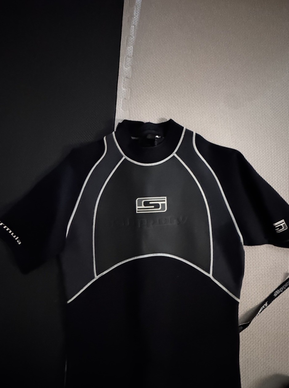 Slippery When Wet Black & Gray Trim X Large Reform Wetsuit