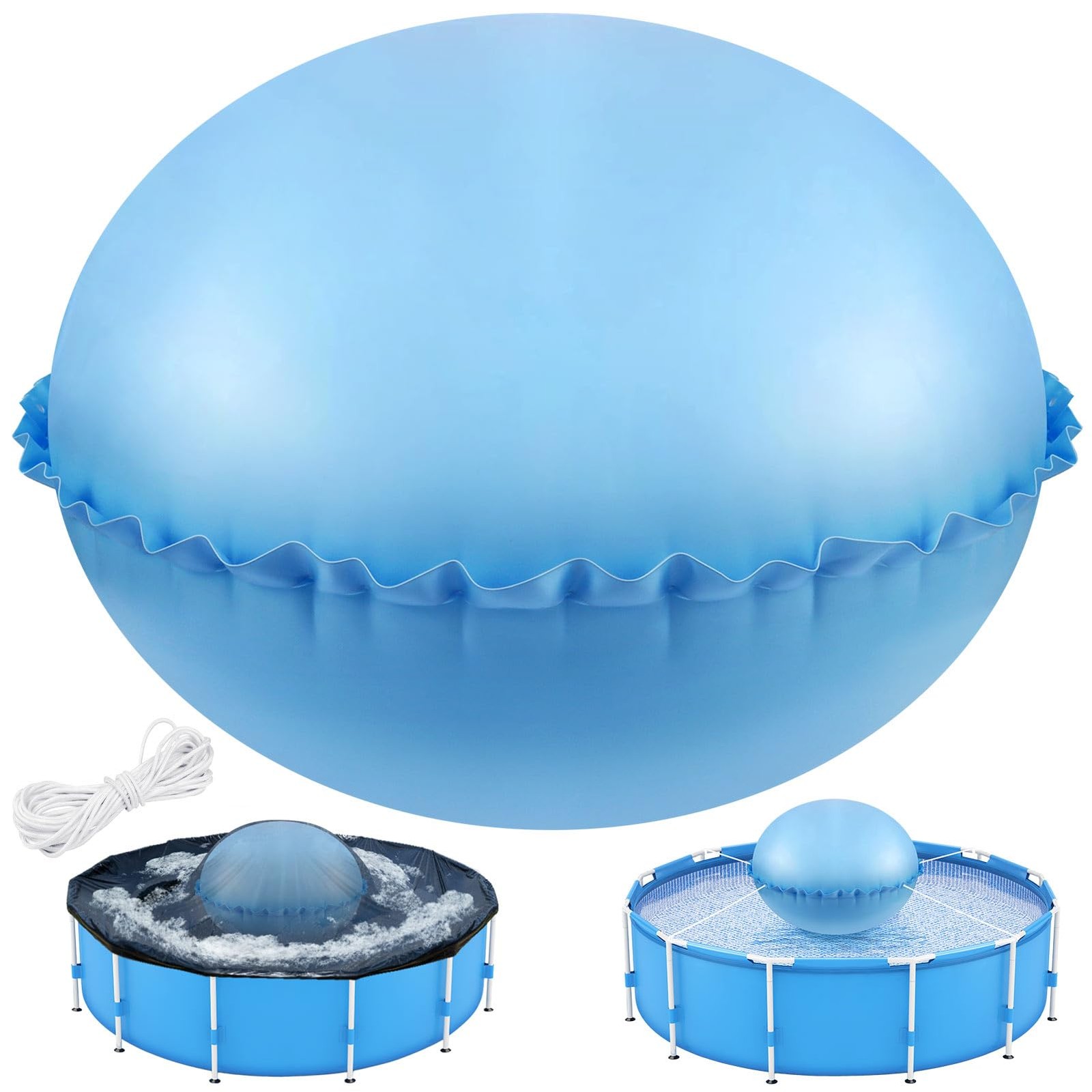 Pool Pillows for Above Ground Pools, Pool Pillows for Closing Winter, 6ft Rou…