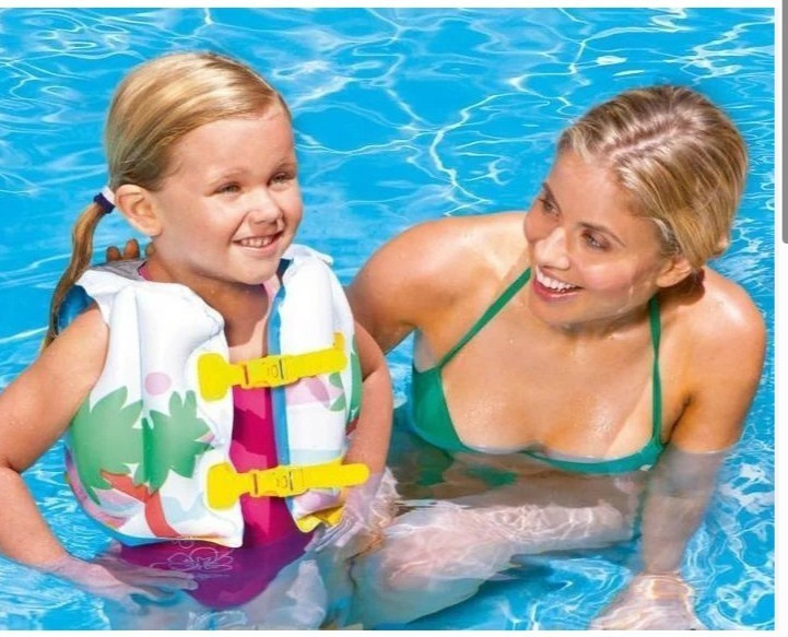 Inflatable Bestway Colorful Swimming Vest Learn to Swim Pool Snorkel 3-6 years
