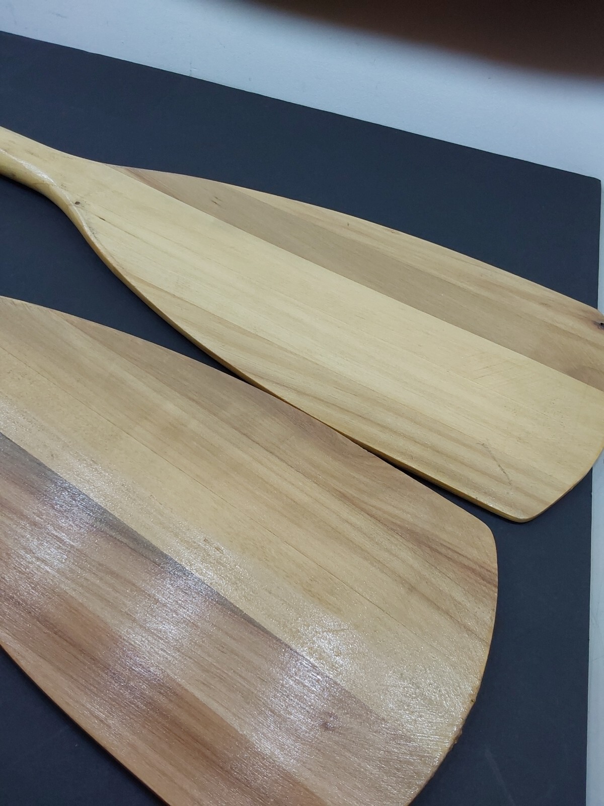 Indian Head Wooden Canoe Oar Paddles 29 1/2 “ LONG No Slip Handle lot of 2