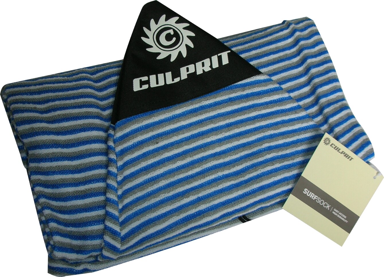 Culprit Surf – Blue Gray White – Surfboard Sock 6’0 – 10’0″