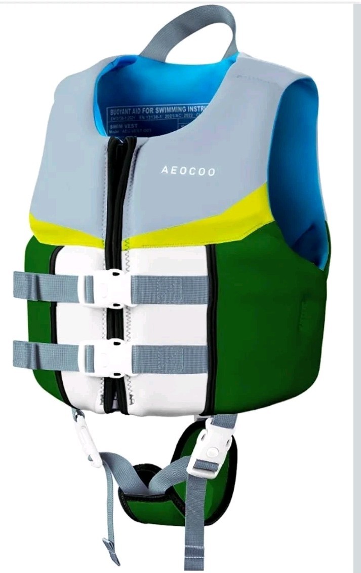AEOCOO Toddler Swim Vest Small 50 Pounds, Kids Pool Vest Jumper Buoyancy Jacket