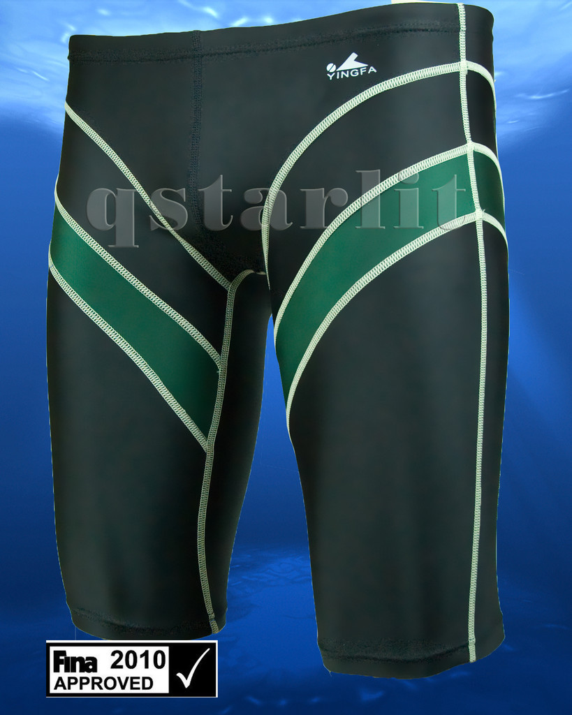 FINA APPROVE MEN COMPETITION SWIM SPLICED JAMMER XL 32