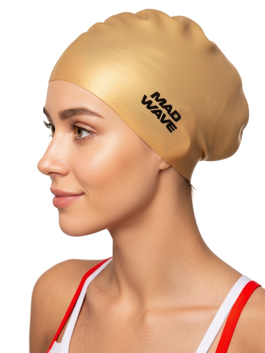 MAD WAVE – CUFFIA SILICONE – LONG HAIR – M051101018W – GOLD