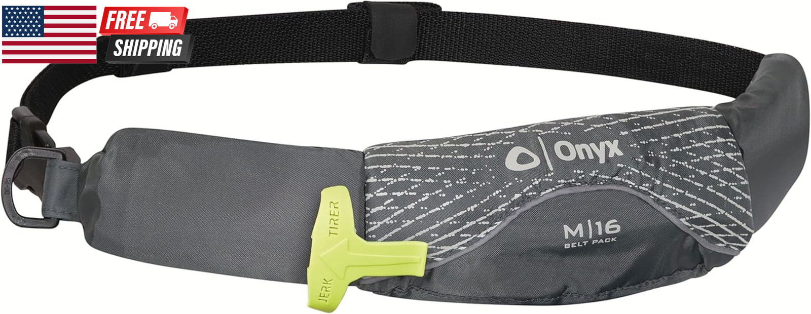 M-16 Manual Inflatable Belt Pack, U.S. Coast Guard Approved, Low Profile, Compac