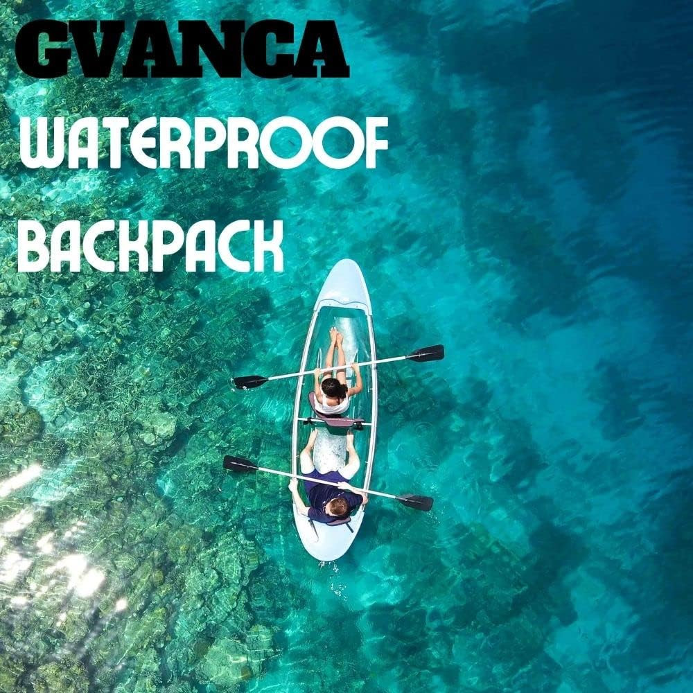 Waterproof Roll Top Kayak Dry Backpack, Floating Outdoor Dry Sack Boating Sailin