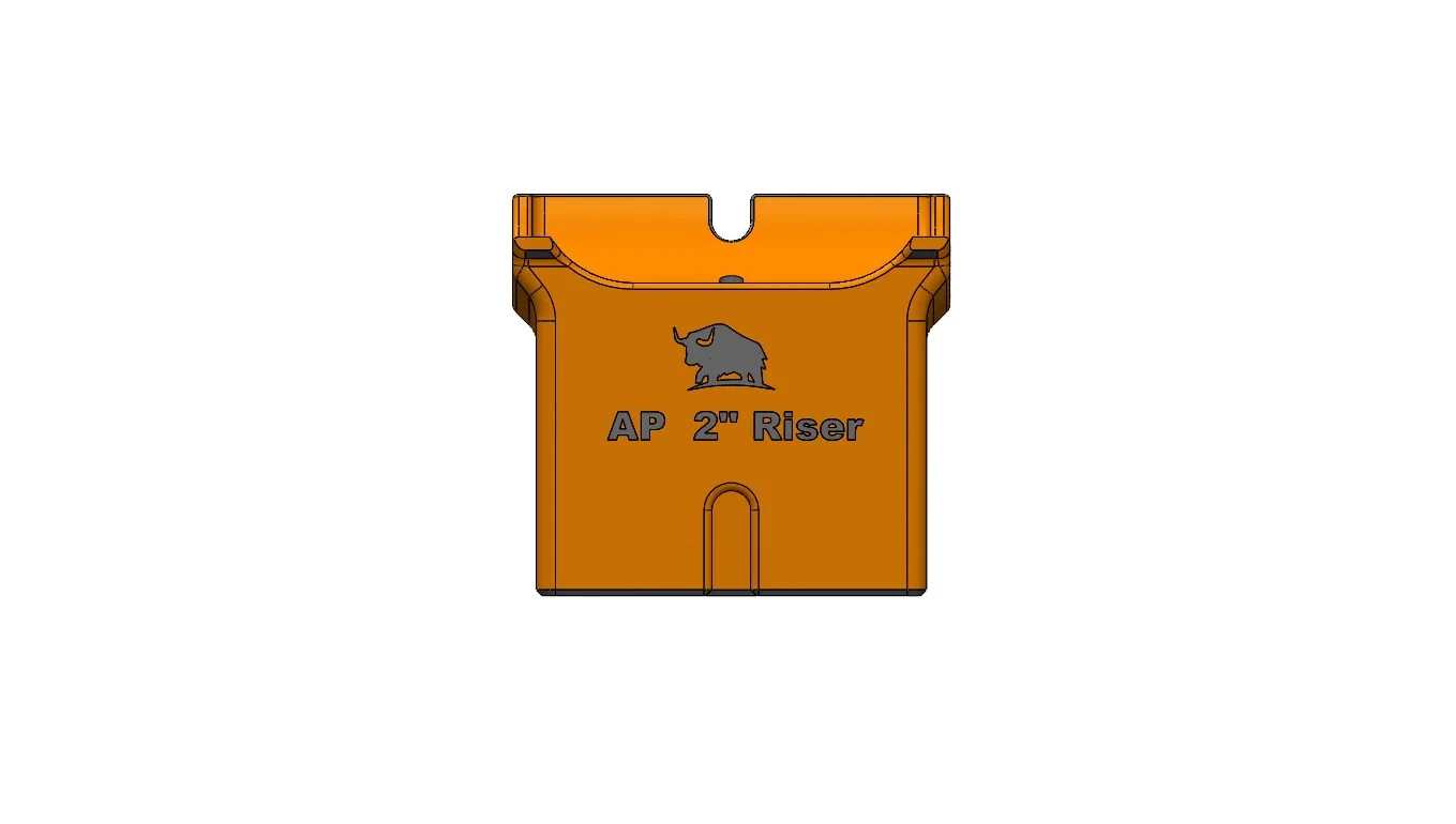 Old Town Sportsman Autopilot 2″ ORANGE AP Rear Seat Riser Kit by YAK Hobby