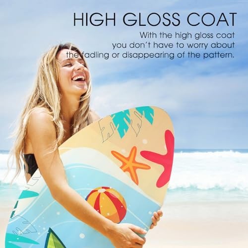 HQO LOVL 35 inch Skim Board for Kids Adults Wooden Skim Boards with High Beach
