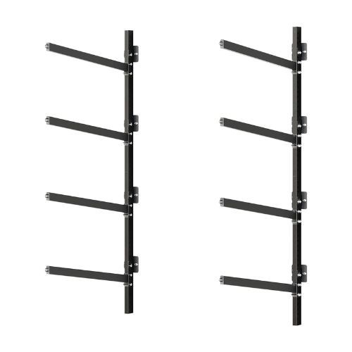 Kayak Storage Rack for 4 Kayaks Holds 300 lbs Heavy Duty Wall Mount Stand