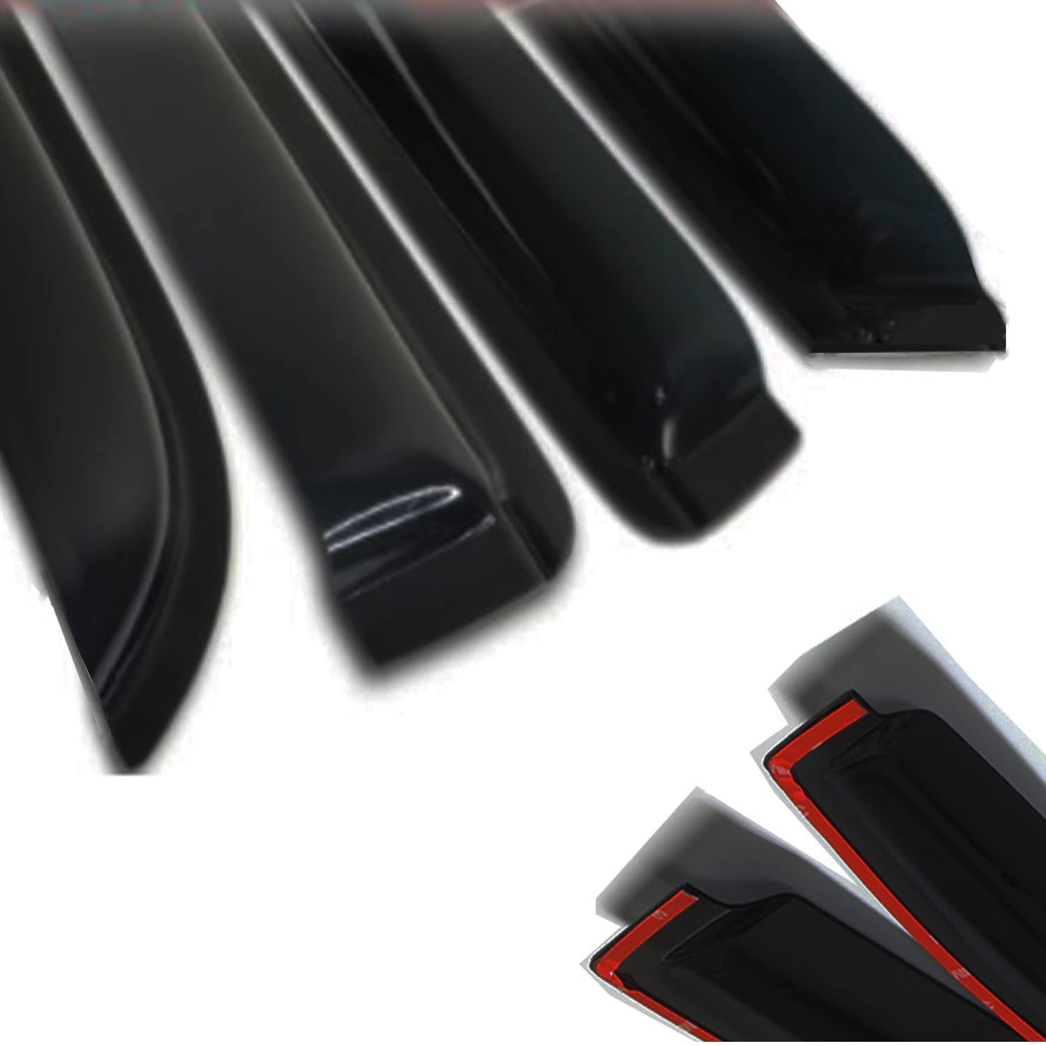 Window Visors Rain Guards Vent Deflectors for Truck 2002-2006 Avalanche/Subur…