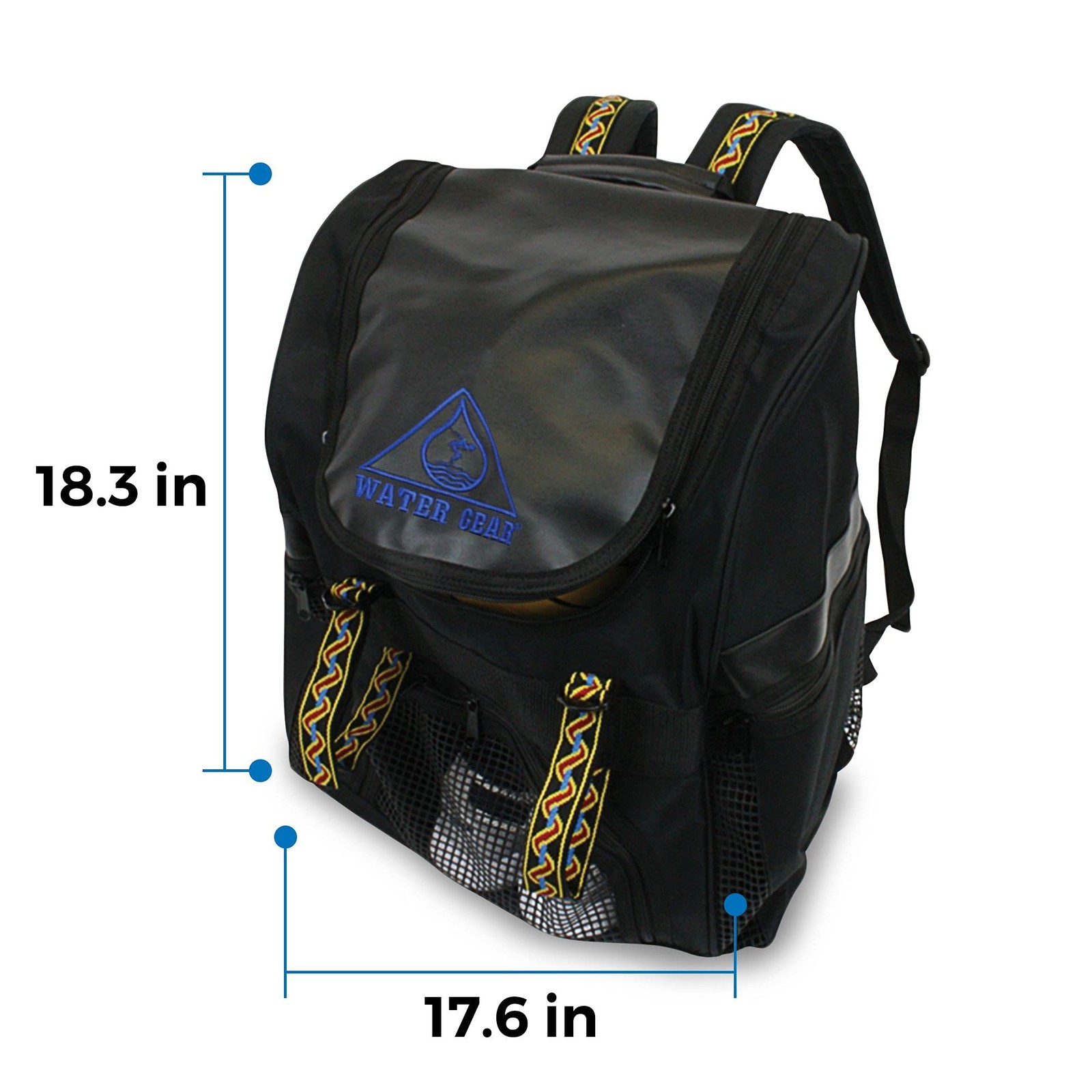 Swimmers Backpack – Swimming Sports Athlete – Water Resistant Nylon Training …