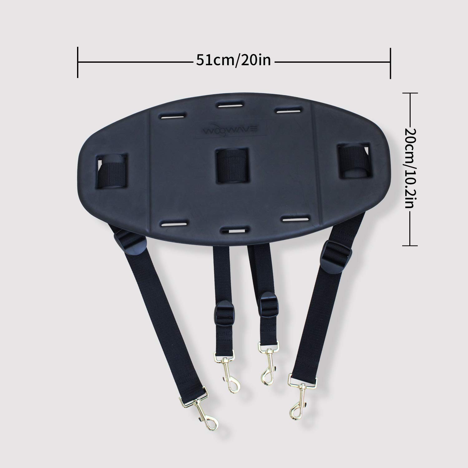 WOOWAVE Kayak Backrest – EVA Surfing Backband Comfortable Back Support Adjust…
