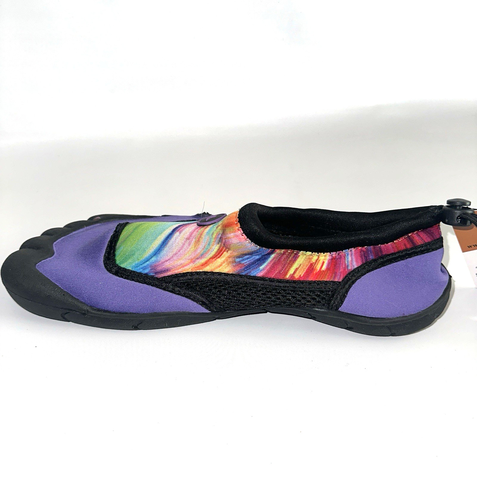 Norty Footwear Size 10 M Black Purple Womens Water Shoes New NWT