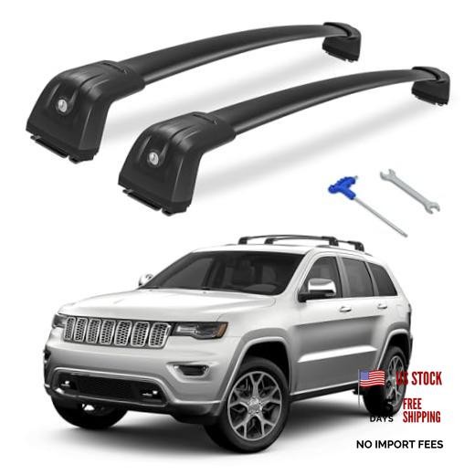300lbs Roof Rack Cross Bars Compatible with D.Jeep Grand Cherokee 2011-2021