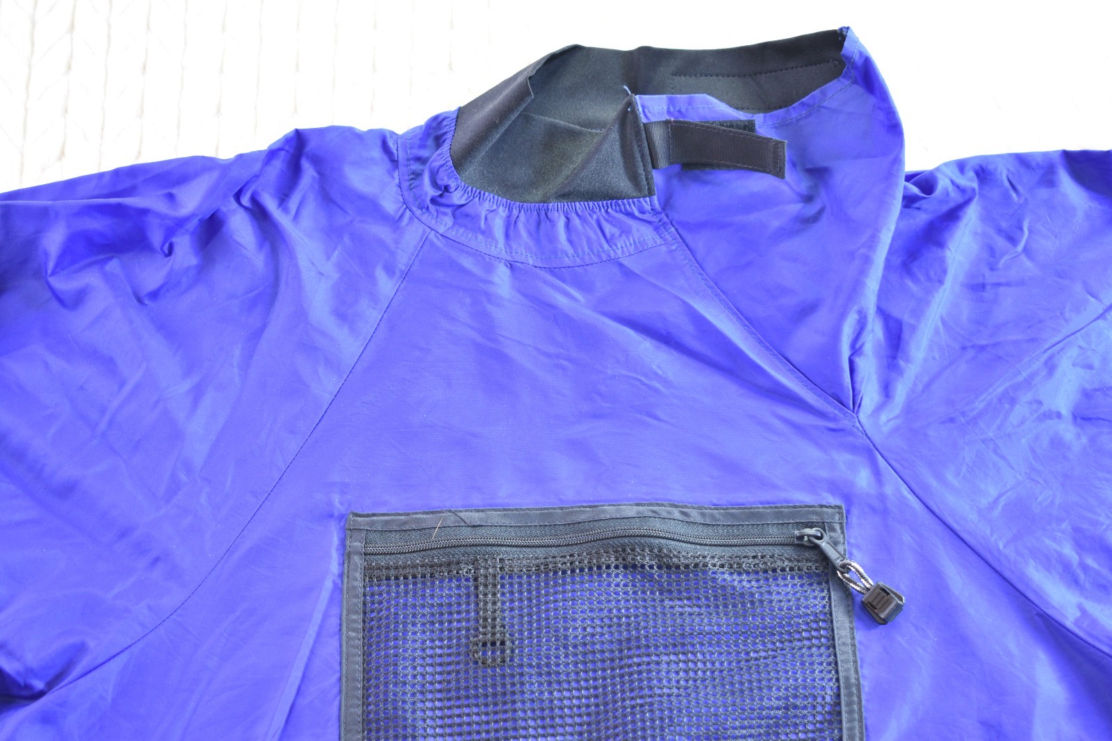 Kokatat Paddling Jacket Splash Top Dry Blue Kayak Canoe Pocket Pullover Women M