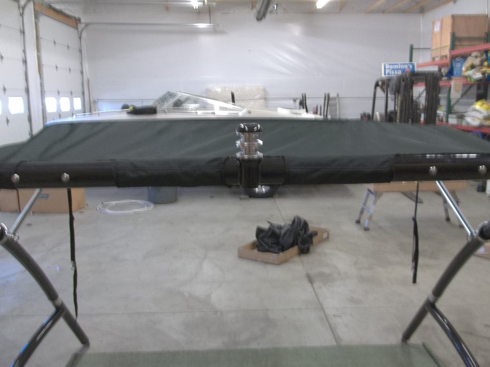 WAKEBOARD TOWER MOUNTED FRONT FOLDING BIMINI TOP SURF WAKE BOARD TOP SUN SHADE