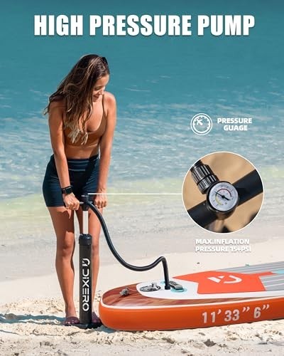 Inflatable Stand Up Paddle Board 11ft 33in Wide 400lb Capacity Accessories