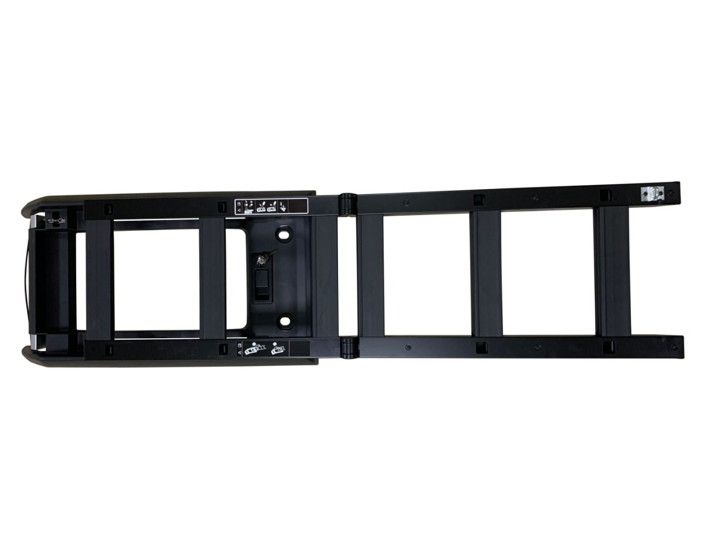 For 2020-2026 LR Defender 110 Matte Black Side Access Liftable Ladder Roof Step