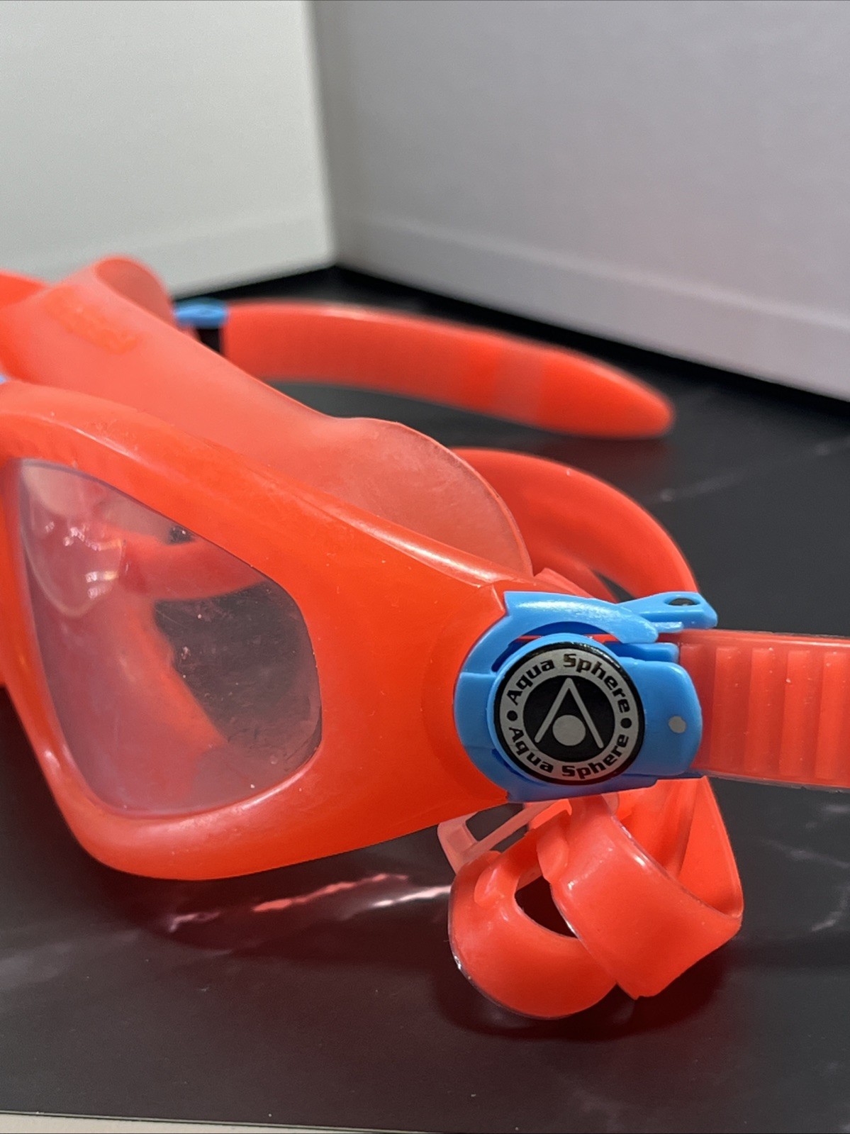 Swimming Snorkel Goggles CORAL Aqua Sphere SEAL KID Clear Lens Mask 175320