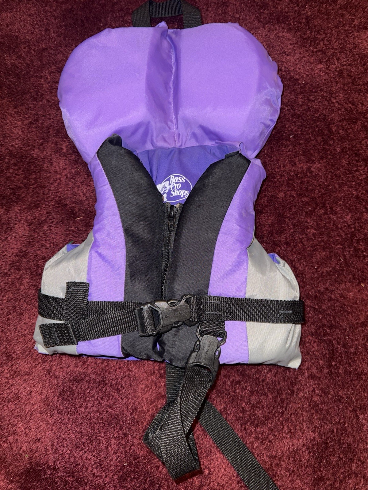 Bass Pro Shops Life Jacket For INFANT 30 Pounds USCG approved Type II Purple