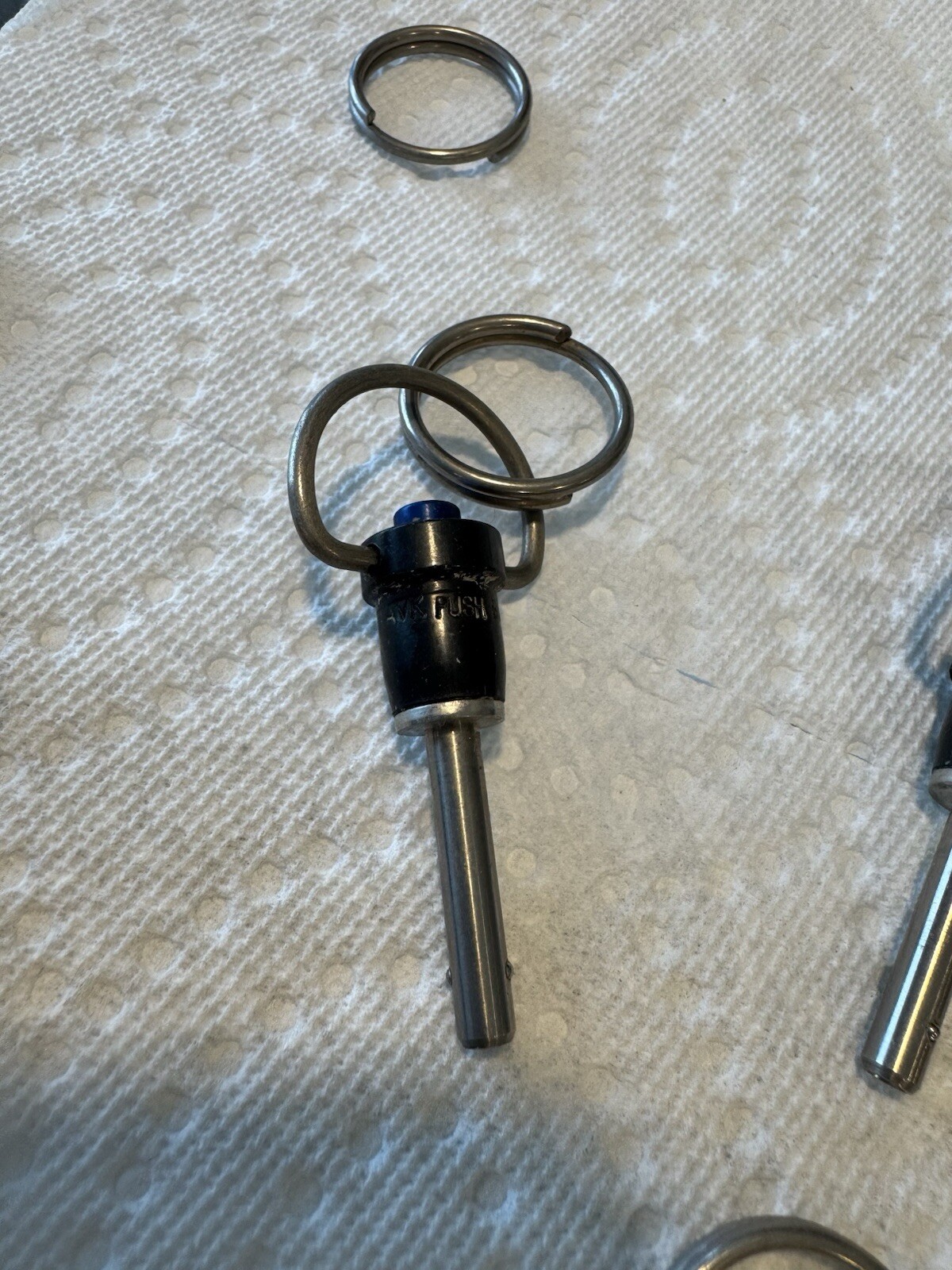 Replacement For Hobie. 5 Quick Release Pins, 3/16″ x 3/4″ + Rings . Item # 20311