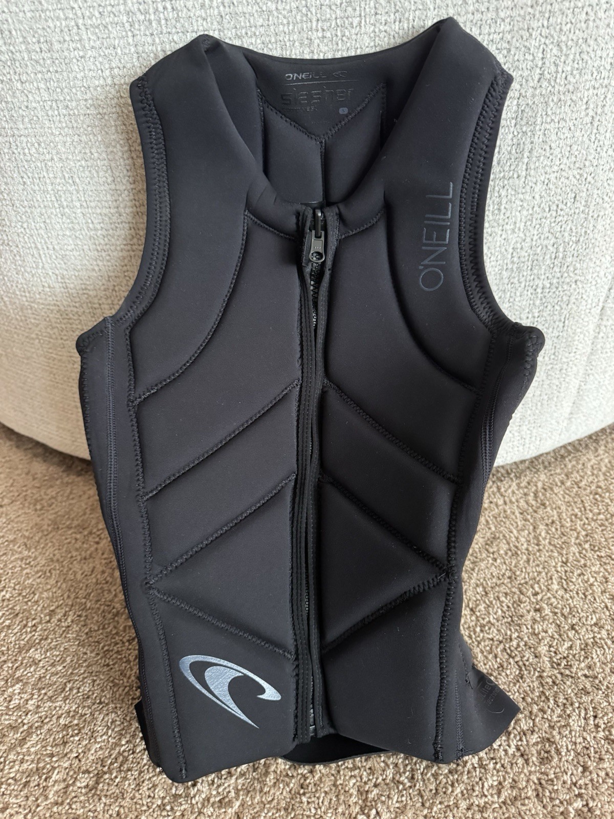 O’Neill Men’s Slasher Comp Life Vest Black/Black Small Regular