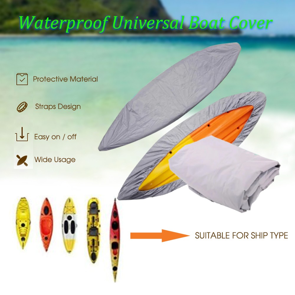 Heavy Duty Kayak Cover Waterproof Ultra Strong Canoe Storage Dust Cover
