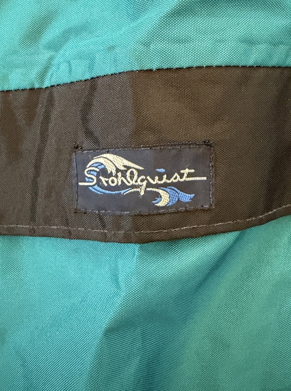 VTG 80s Stohlquist Water Ware Kayak Jacket Nylon Dry Top SZ L USA Made Colorado
