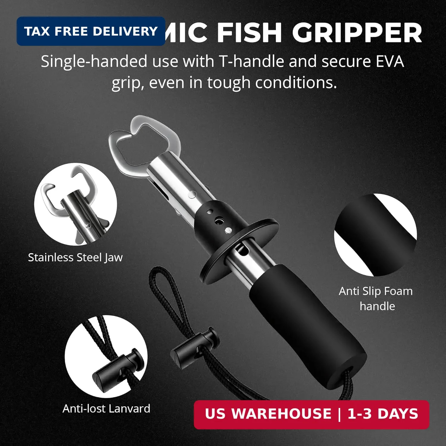 Kayak Landing Net, Foldable Landing Net Fishing Tool Kit 4PCS with Pliers Fish G