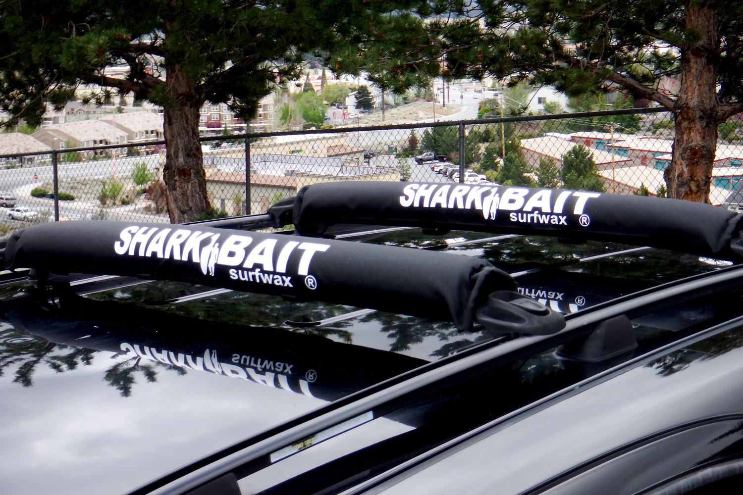 30″ SHARKBAIT AERO roof rack pads Black for 2 -3 inch bars For SUP & Surfboards