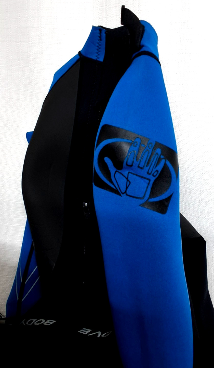 Body Glove Pro*2 3*2mm Full Wetsuit Black Blue Gray Medium