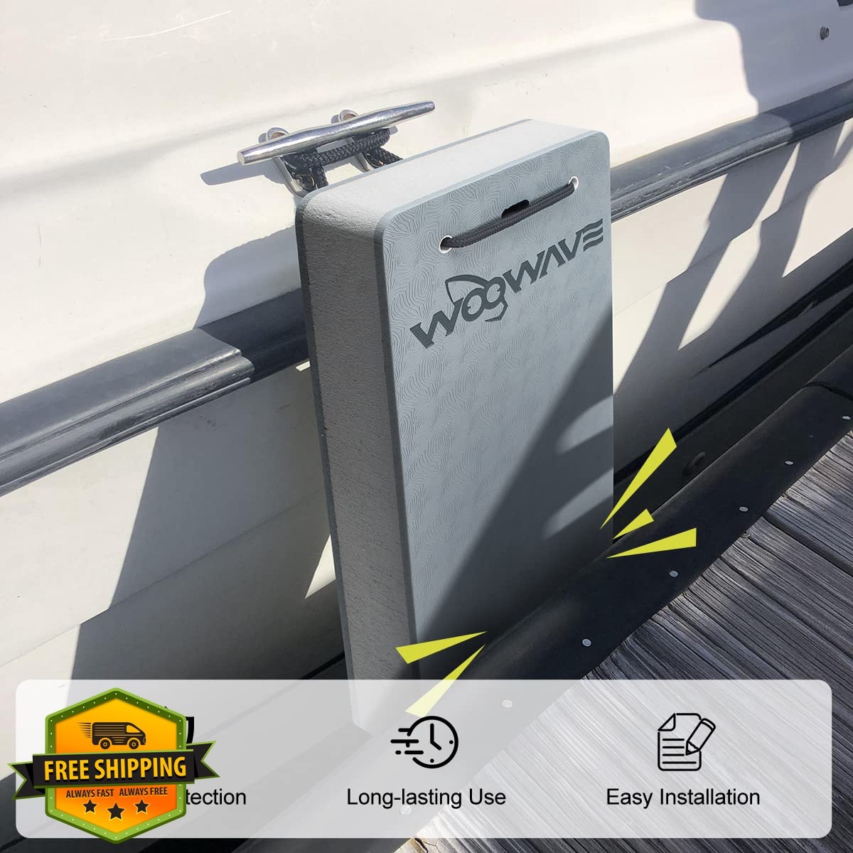 WOOWAVE 24″ Gray Boat Fender